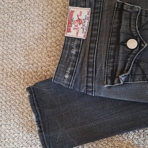 True Religion Distressed Skinny Jeans - Picture 4 of 10
